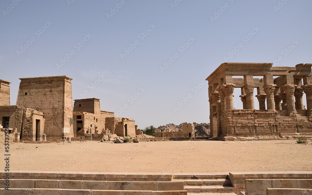Templer Asuan,Egipt - obrazy, fototapety, plakaty 