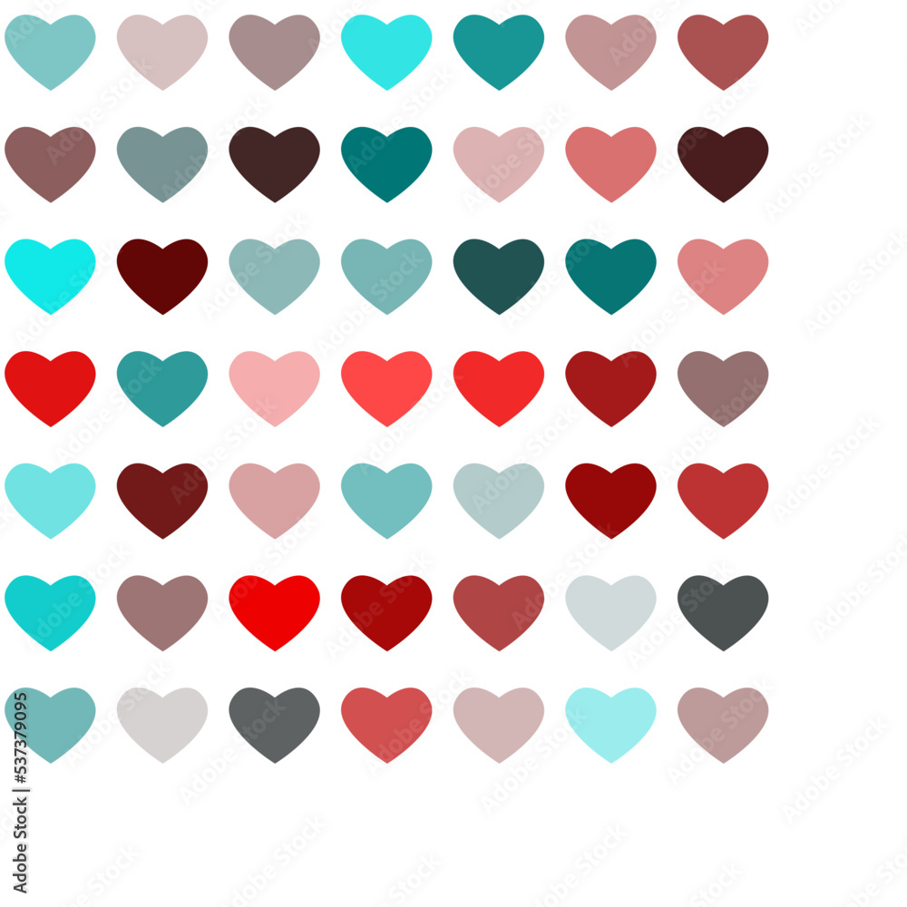 pattern with hearts pattern with hearts