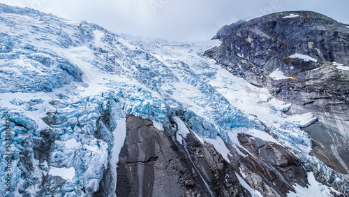 Slika na platnu Closeup of the Jostedalsbreen glacier in Norway