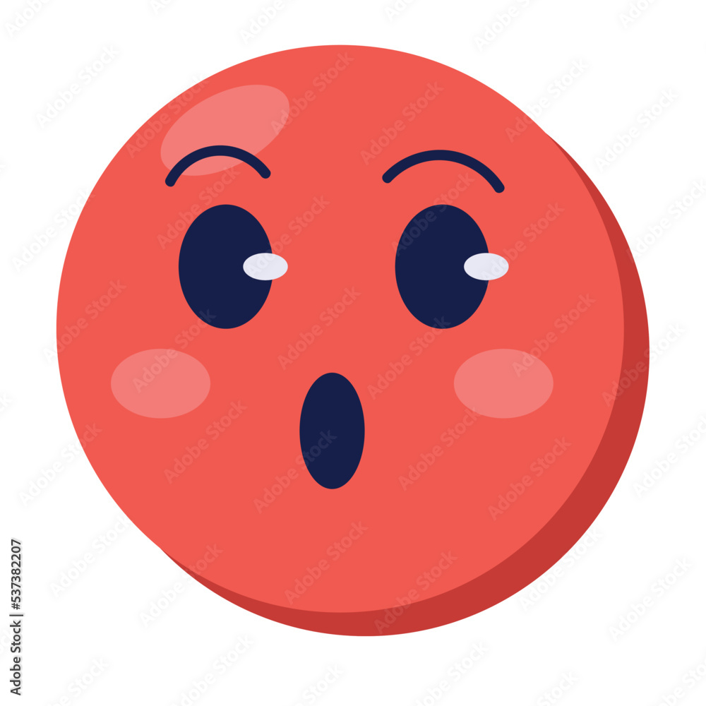 Fototapeta premium happy emoji surprised