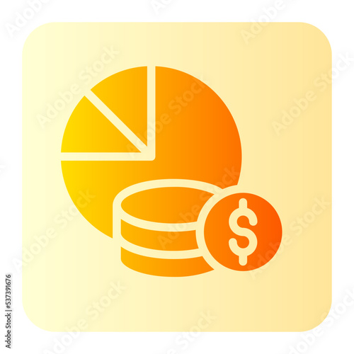 debt gradient icon