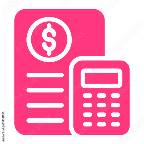 calculating gradient icon