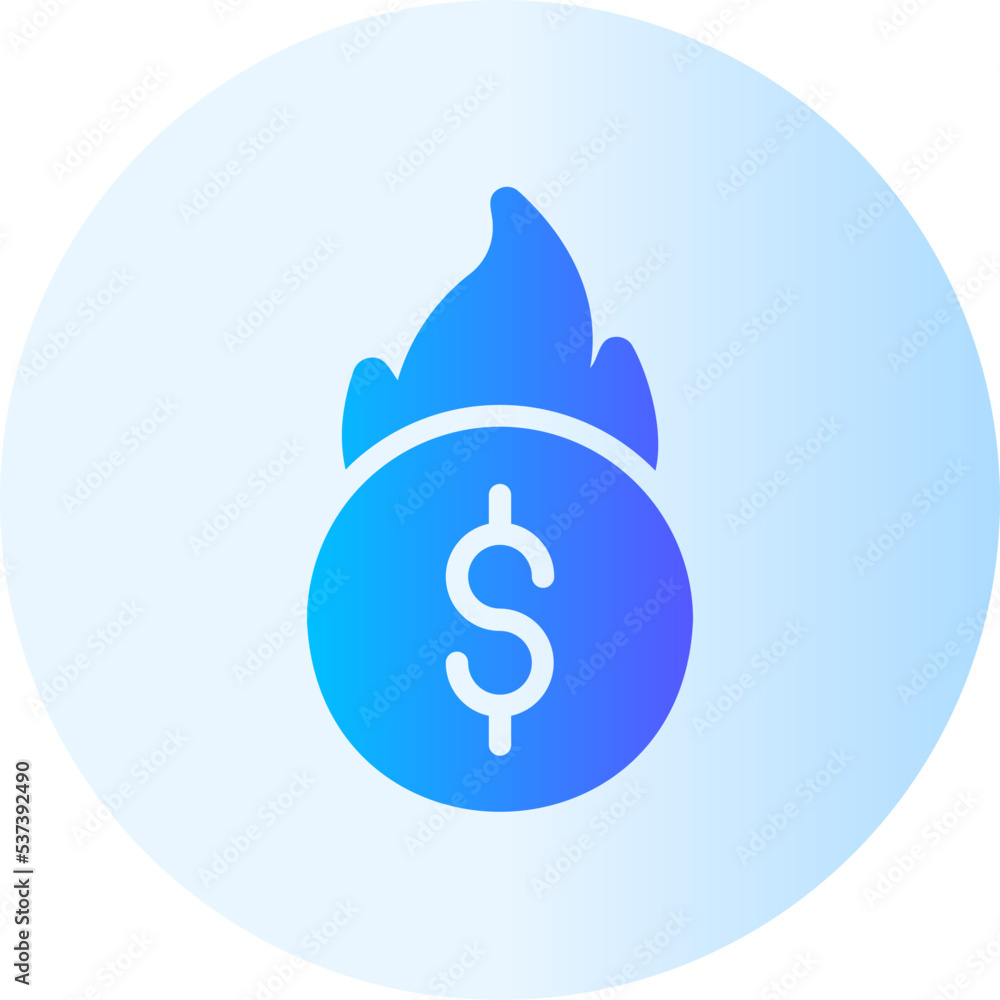 flame gradient icon flame gradient icon
