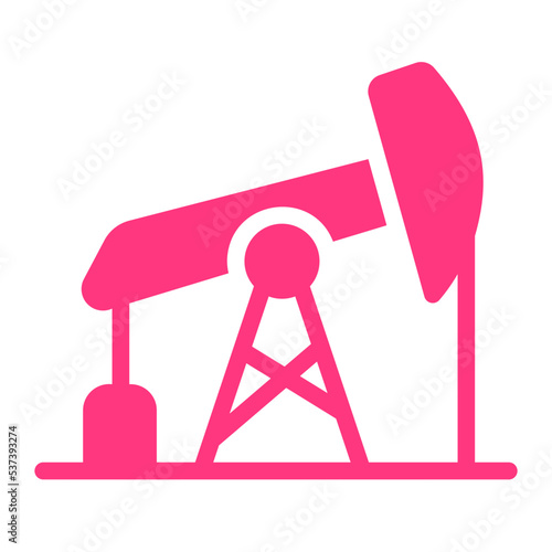 oil pumps gradient icon