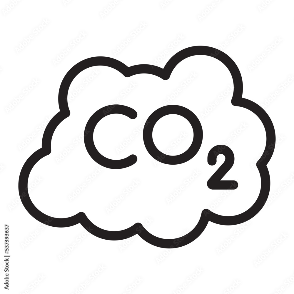 co2 line icon