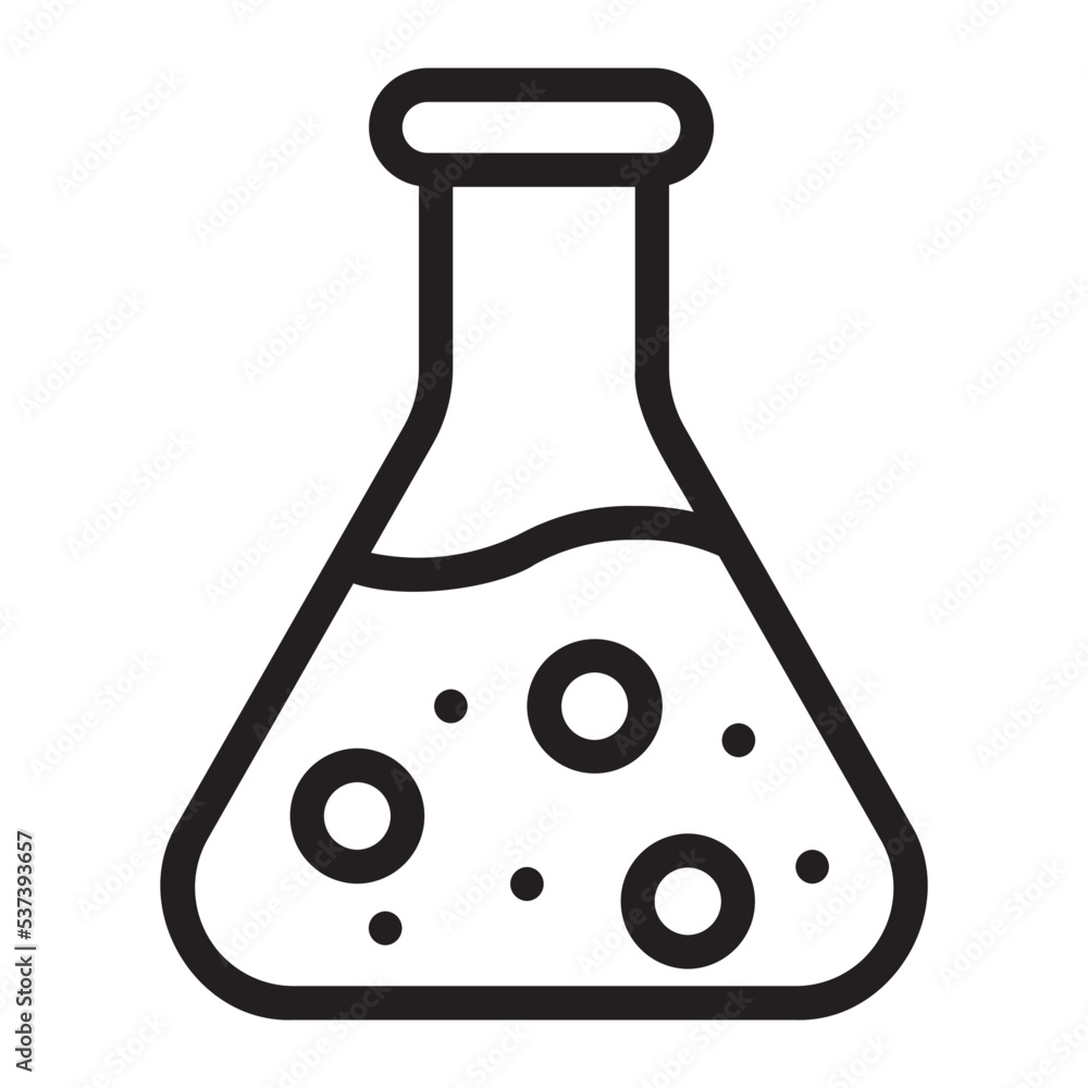 flask line icon flask line icon