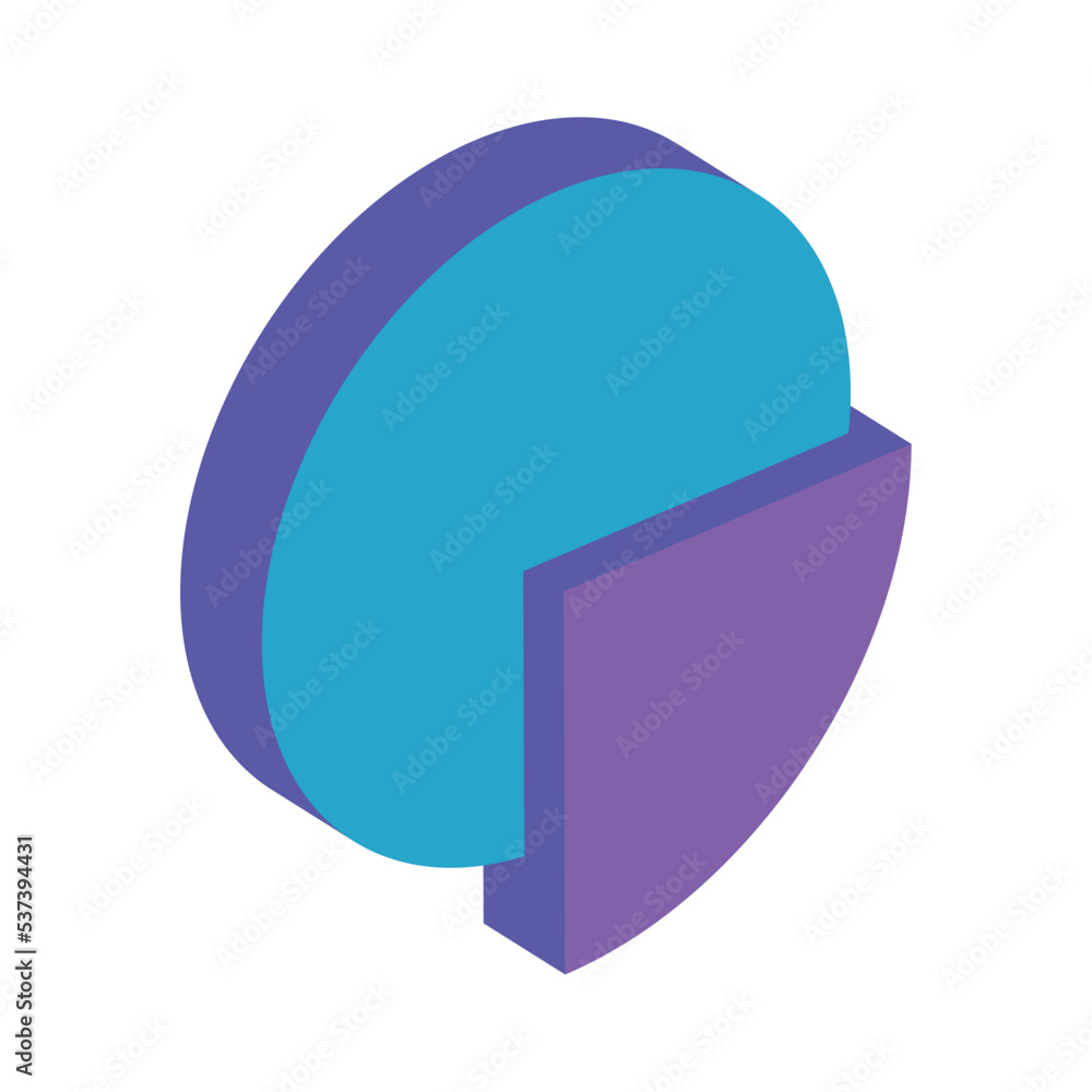statistics pie infographic isometric statistics pie infographic isometric