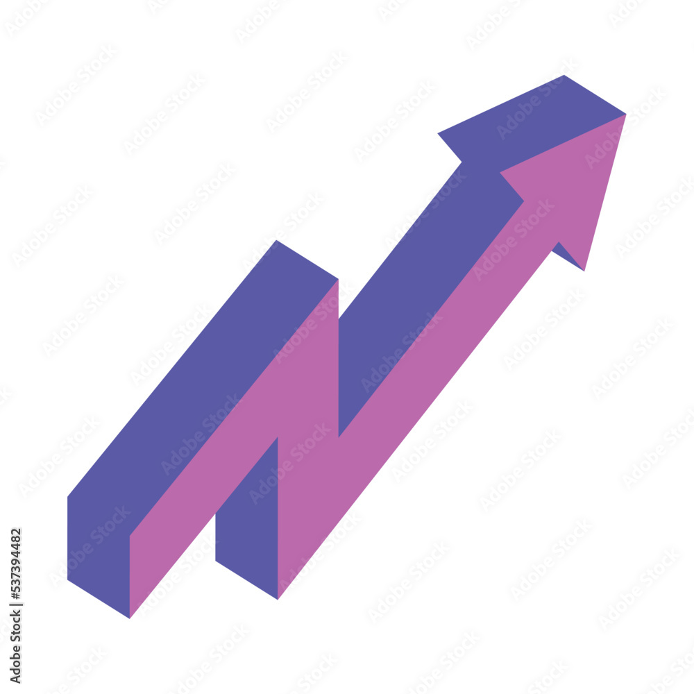 arrow up direction isometric arrow up direction isometric