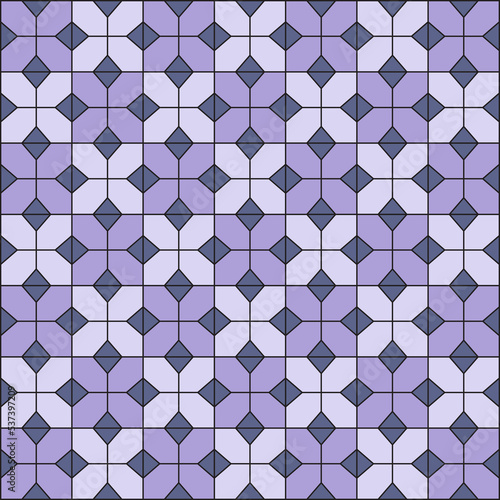 Hong Kong nostalgic style pattern. Vector seamless Hong Kong traditional vintage pattern style floor textured background.