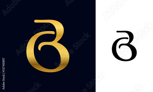 CB logo letter design on luxury background. CB logo monogram initials letter concept. CB icon logo design. CB elegant and Professional letter icon design on white and dark background