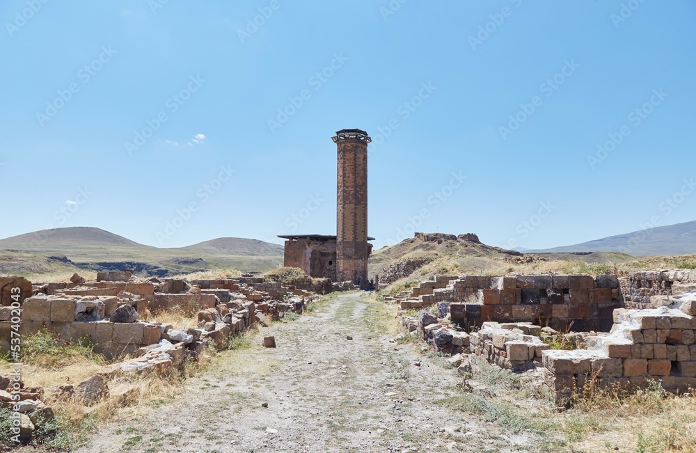 The Bazaar of the Ancient Ruins of Ani