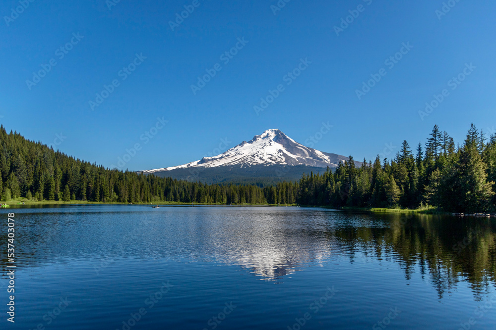 Trillium Lake with Mount Hood in the Distance