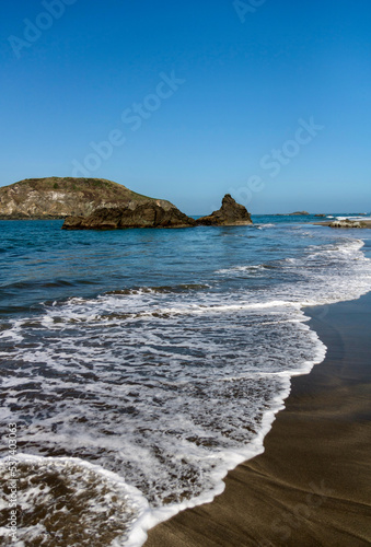 Rocky Shore of Harris Beach State Park in Oregon photo