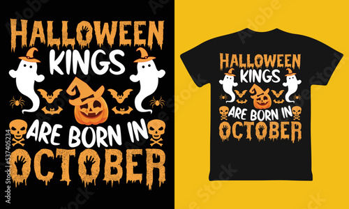 Birthday T Shirt, October T Shirt, Halloween Birthday T Shirt (ID: 537405234)