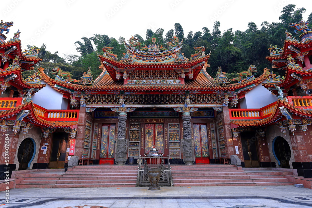 Longfeng Temple located at Sun Moon Lake National Scenic Area, Yuchi Township, Nantou County, Taiwan