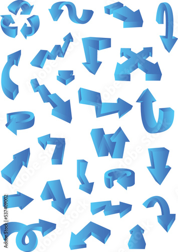 3d arrows pack