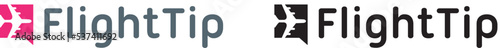 Flight tip logo template