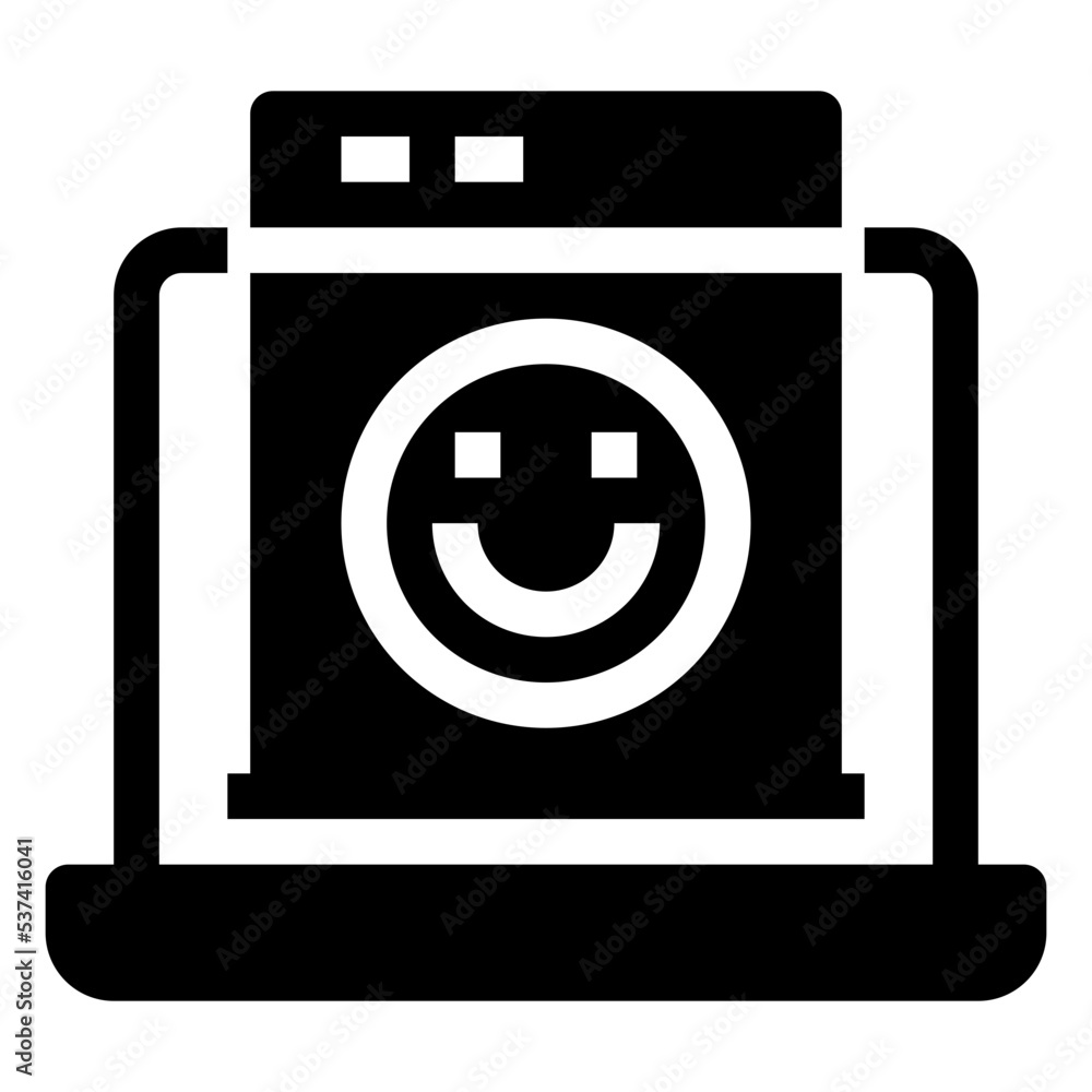 Icon Customer Survey With Style Glyph Icon Customer Survey With Style Glyph
