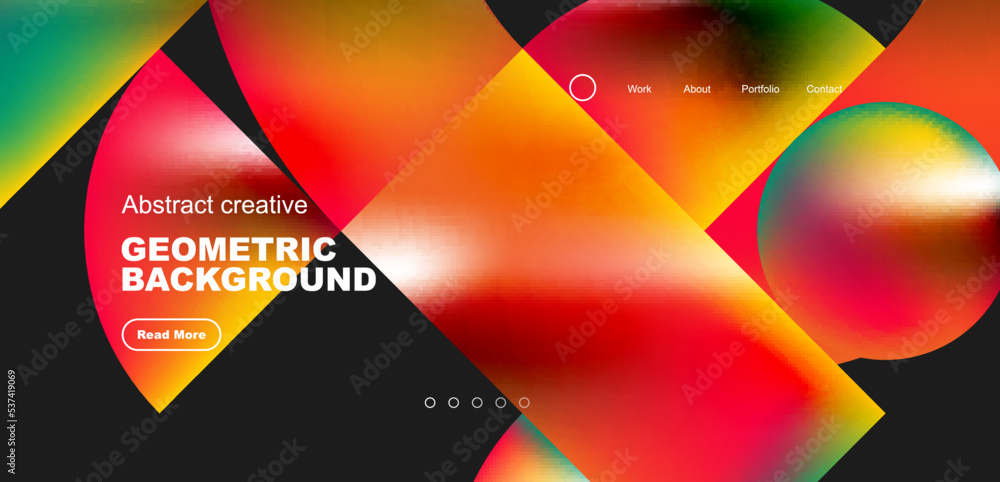 Abstract circles and round elements geometric background. Vector illustration for wallpaper, banner, background, leaflet, catalog, cover, flyer Abstract circles and round elements geometric background. Vector illustration for wallpaper, banner, background, leaflet, catalog, cover, flyer