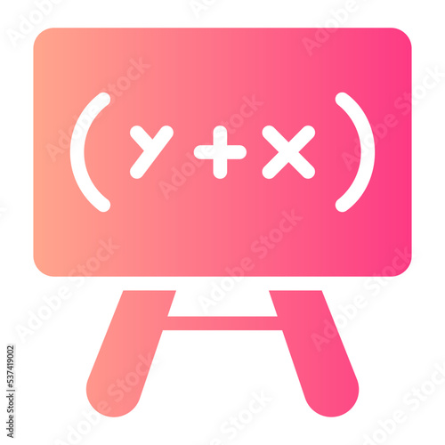 blackboard gradient icon