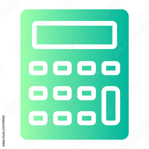 calculator gradient icon