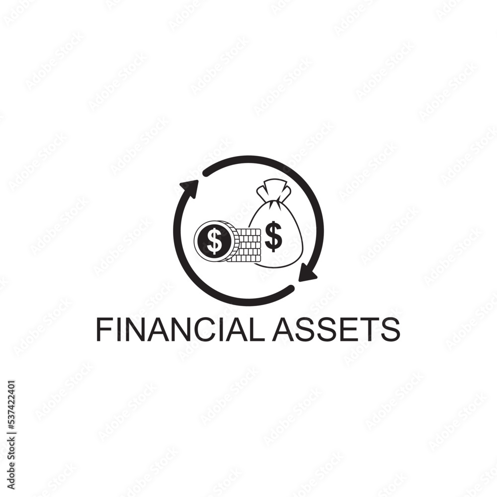 financial asset icon , business icon financial asset icon , business icon