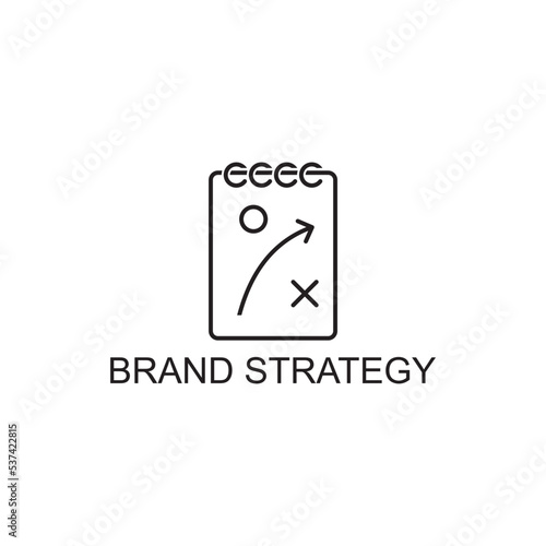 brand strategy icon , marketing icon
