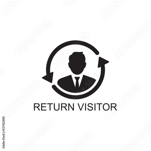 return visitor icon , promotion icon