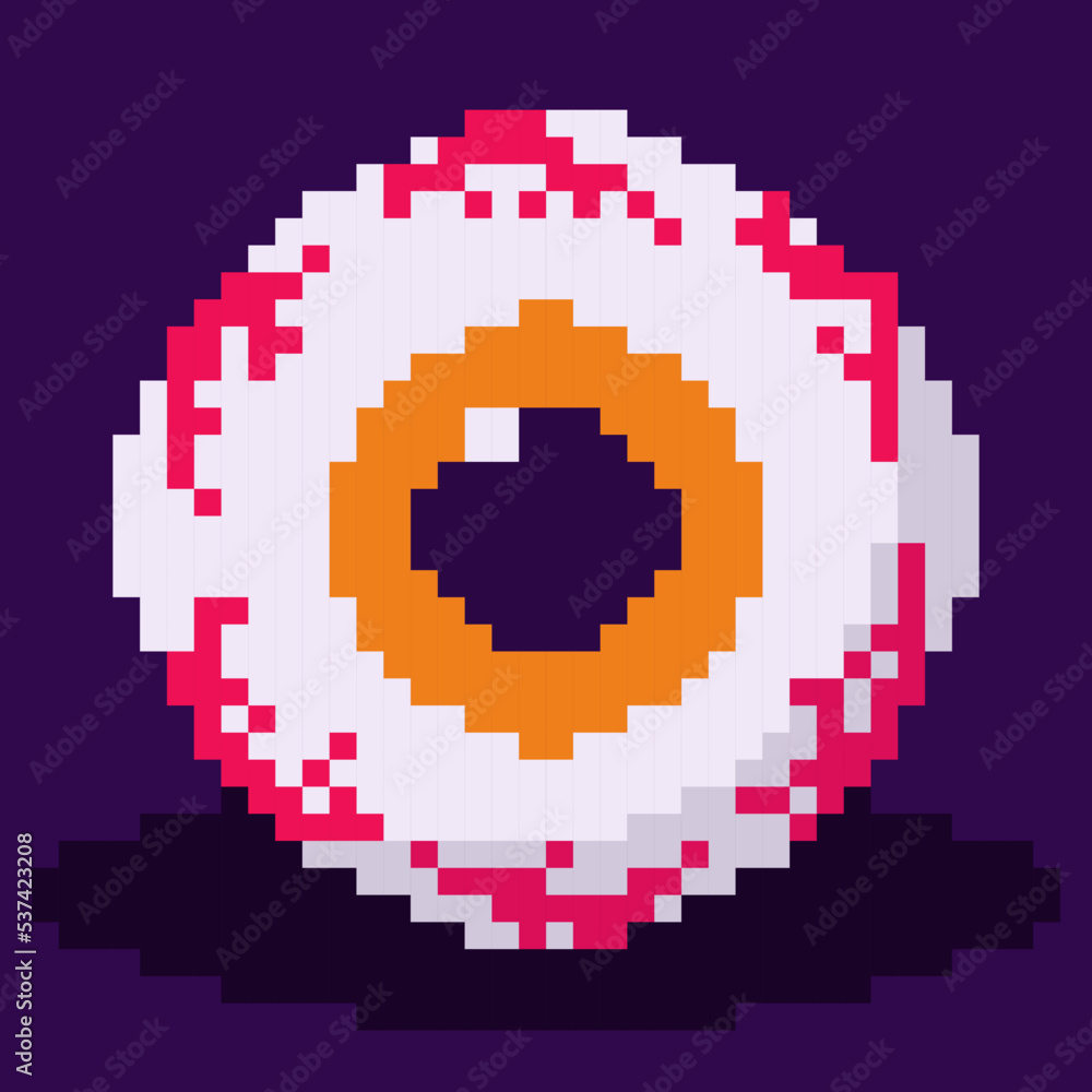 pixel art eye scary halloween pixel art eye scary halloween