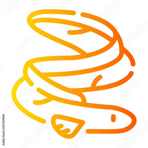 eel gradient icon photo