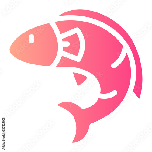 fish gradient icon