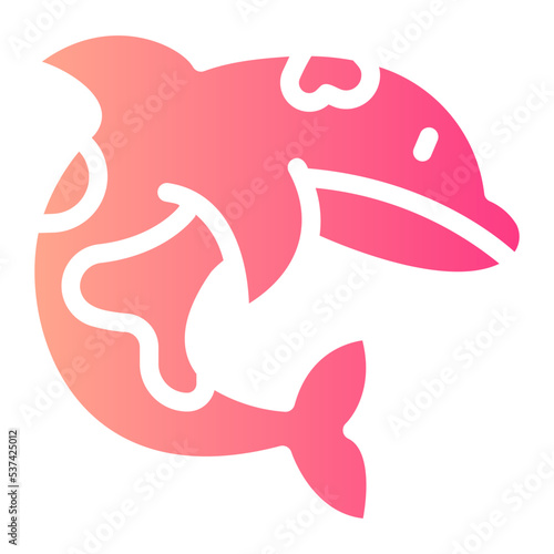 Killer Whale gradient icon