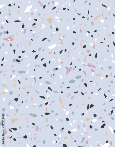 テラゾ背景。美しい大理石の背景パターン。石の欠片が混ざった人工大理石