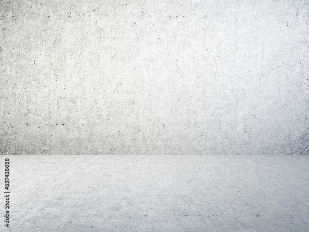 concrete white room concrete white room