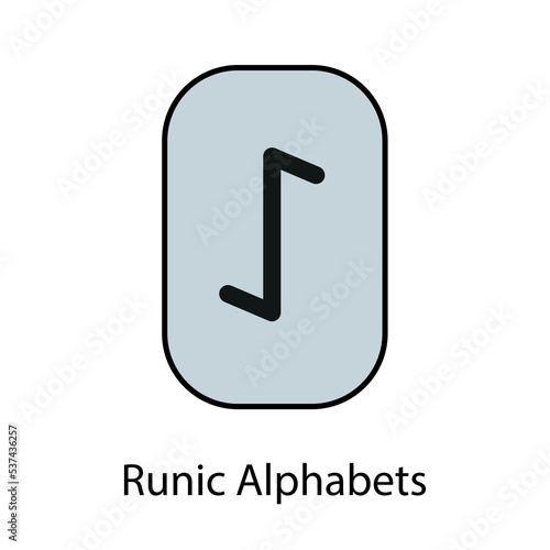 Wallpaper Mural Runic Alphabets. Complete collection of Rune alphabet, futhark. Writing ancient Germans. Vector Mystical symbols. 
Esoteric, occult, magic illustration for Tattoos.
 Torontodigital.ca
