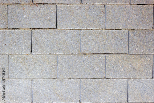 Clean cinderblock wall texture or background