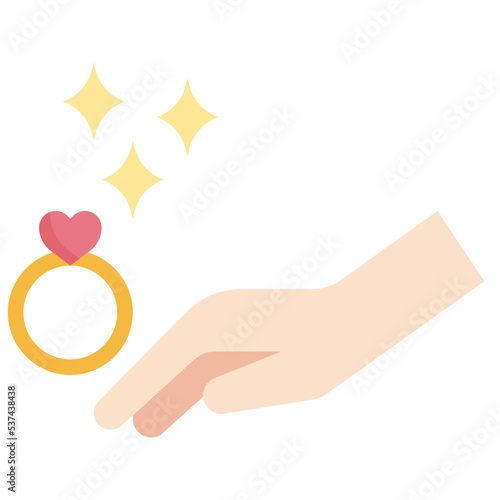 Wedding_wear flat icon,linear,outline,graphic,illustration