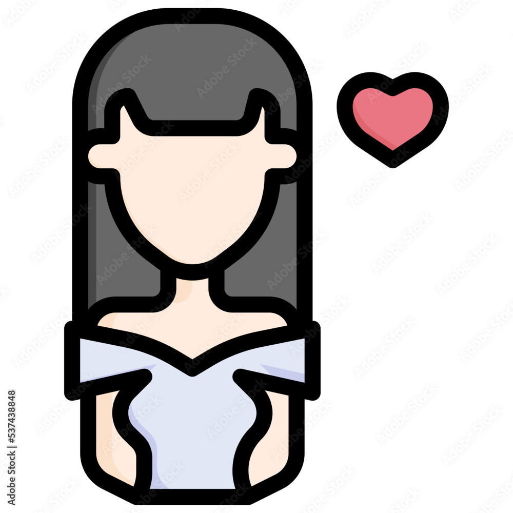 Wedding_bride filled outline icon,linear,outline,graphic,illustration Wedding_bride filled outline icon,linear,outline,graphic,illustration