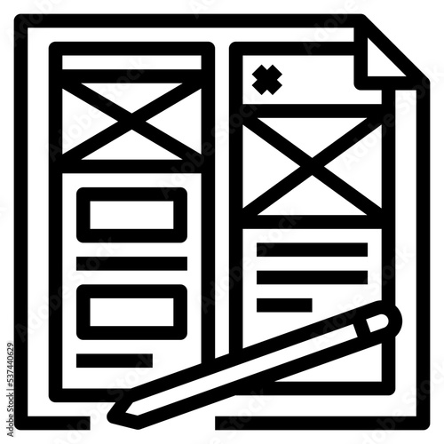 sketching icon