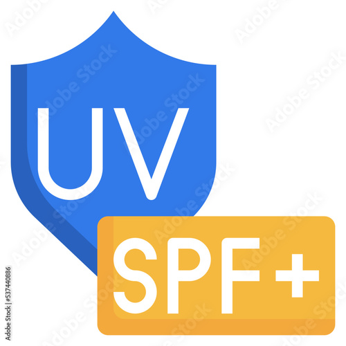 SPF flat icon,linear,outline,graphic,illustration