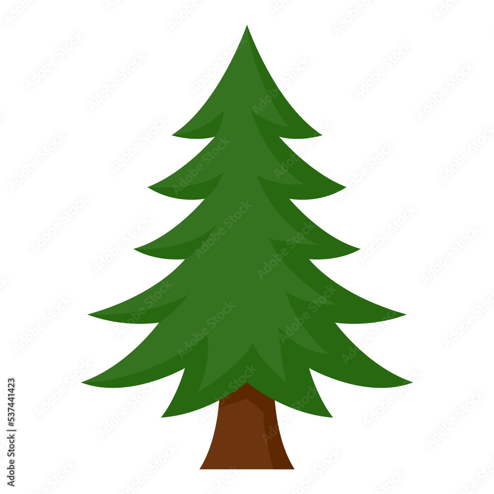 Christmas Tree isolated on white background Christmas Tree isolated on white background