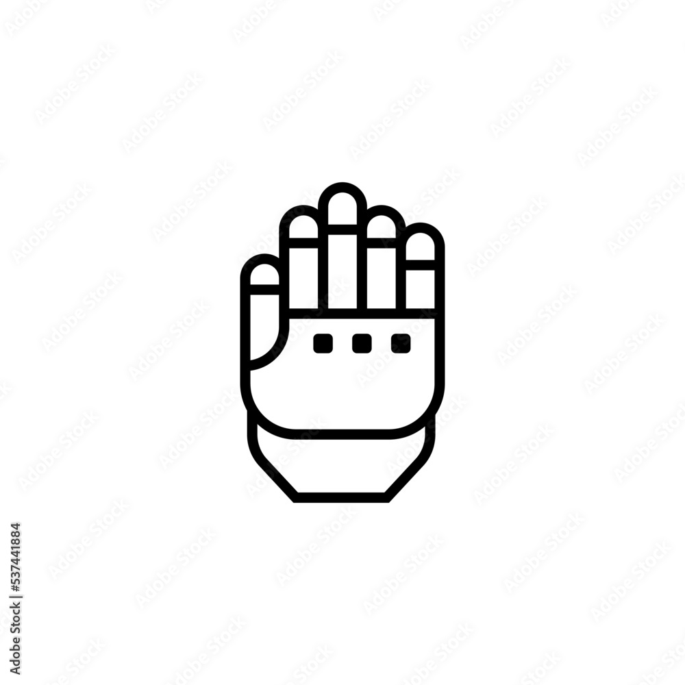 gauntlet icon vector design templates gauntlet icon vector design templates