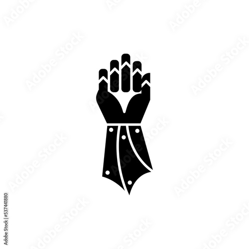 gauntlet icon vector design templates