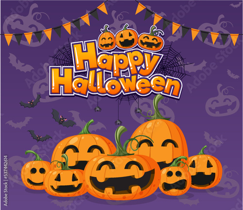 Happy Halloween Poster Template