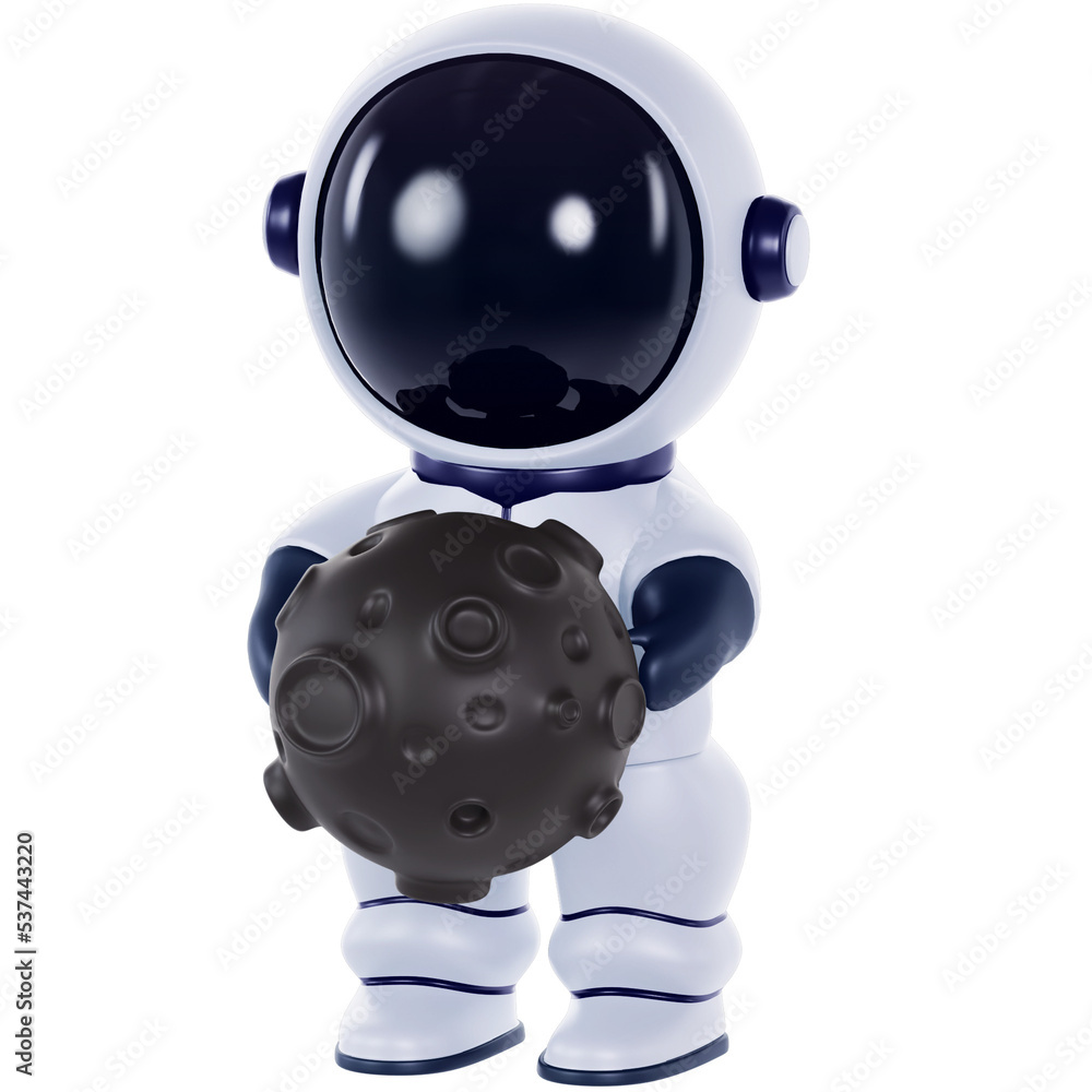 Astronaut 3D render