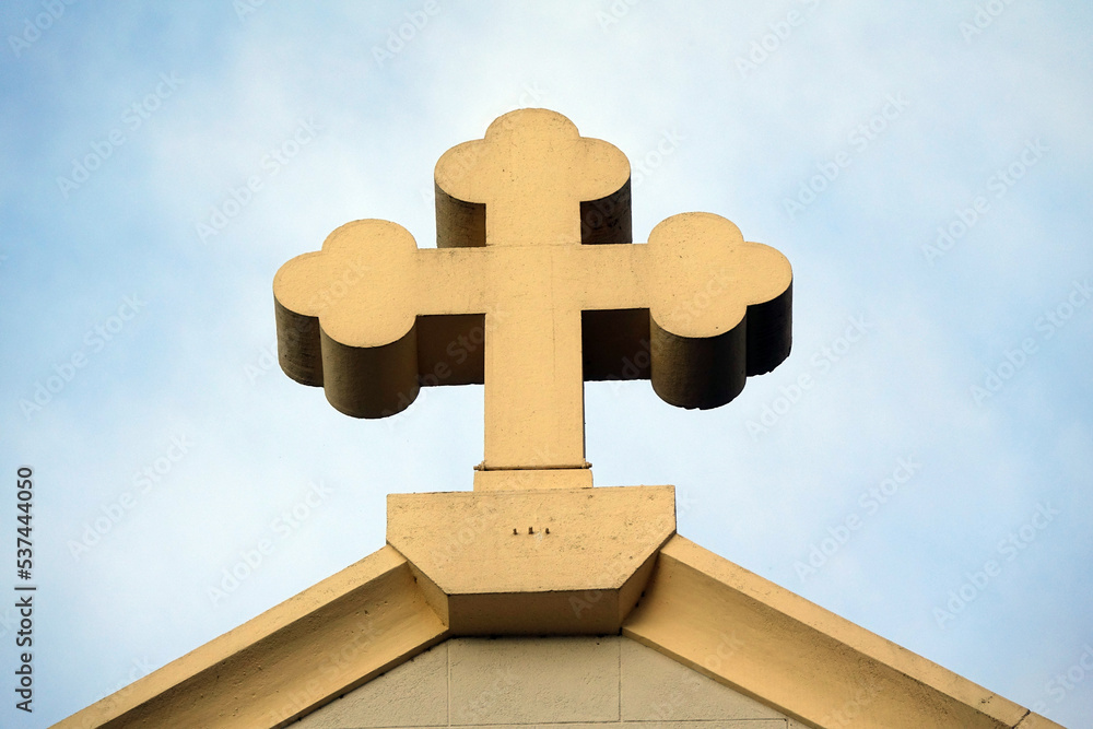 Kreuz an der Kirche in Evian-les-Bains Kreuz an der Kirche in Evian-les-Bains