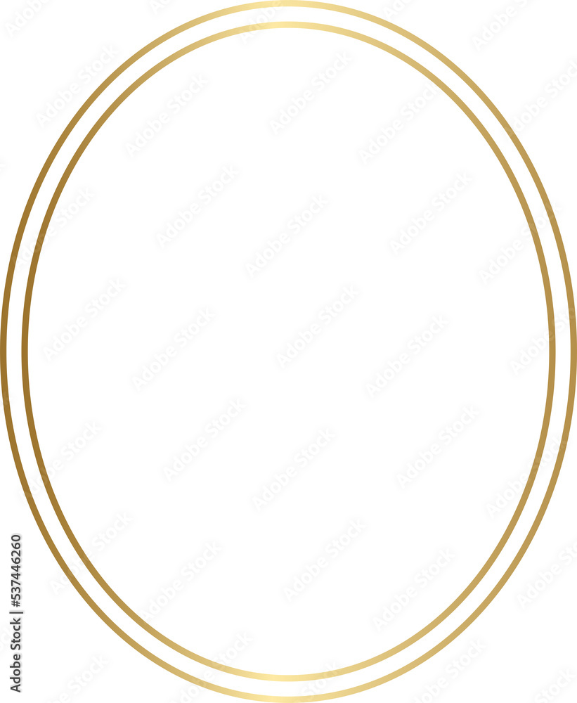 Oval golden frame for the design of invitations, postcards. png Oval golden frame for the design of invitations, postcards. png