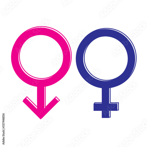 logo vector gender male female sex blue pink