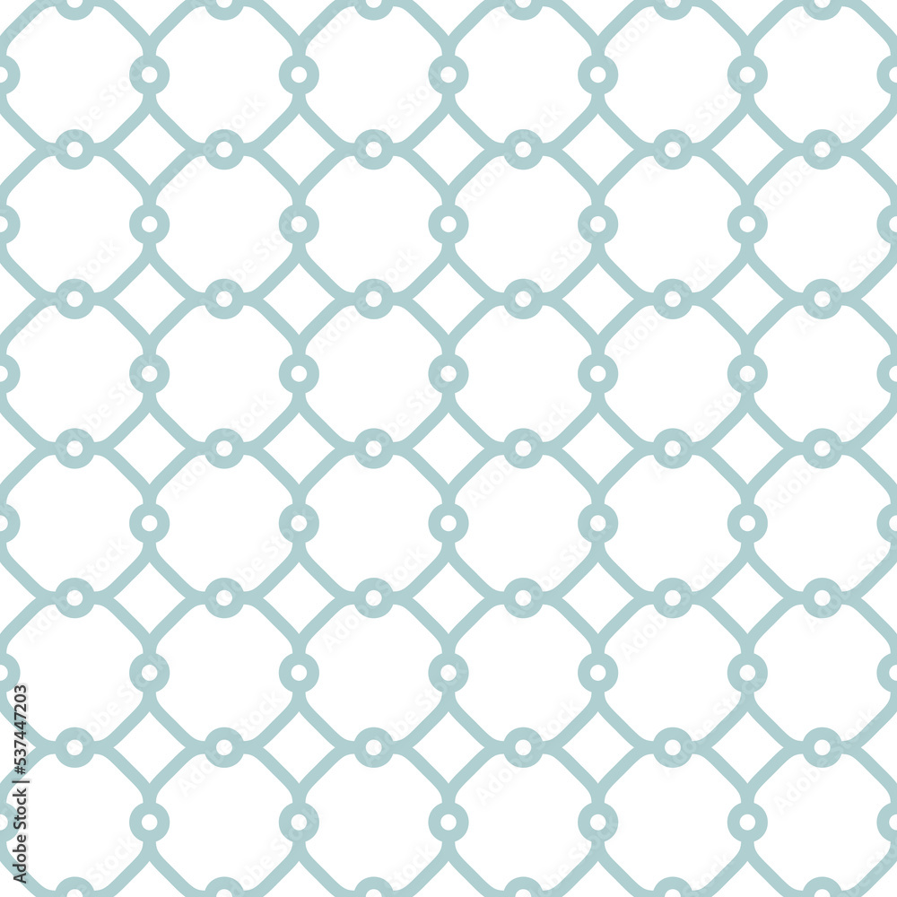 Naklejka premium Seamless blue ornament in arabian style. Geometric abstract ligh blue and white background. Pattern for wallpapers and backgrounds