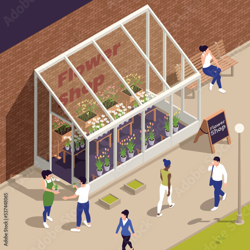 Modern Flower Shop Composition